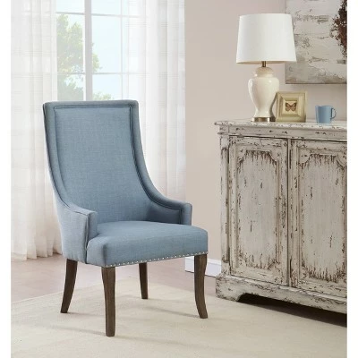 Brandels Accent Dining Armchair Blue - Treasure Trove Accents 5 Brandels Accent Dining Armchair Blue - Treasure Trove Accents - Image 3