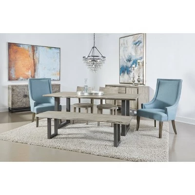 Brandels Accent Dining Armchair Blue - Treasure Trove Accents 6 Brandels Accent Dining Armchair Blue - Treasure Trove Accents - Image 4