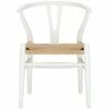Poly & Bark Set of 2 Alexa Weave Chair White - Poly & Bark