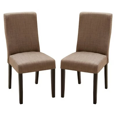 Corbin Dining Chair Set 2ct - Christopher Knight Home Taupe 6 Corbin Dining Chair Set 2ct - Christopher Knight Home Taupe - Image 4