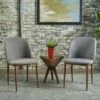 Set of 2 Anastasia Dining Chair Light Gray - Christopher Knight Home