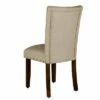 Set of 2 Classic Parsons Chair with Nailhead Trim - Homepop Sea Foam