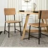Hearth & Hand W/Magnolia Furniture 2pk Wood & Steel Dining Chair Set Black - Hearth & Hand™ with Magnolia -Dining Chairs And Benches Official Shop unnamed file 2679