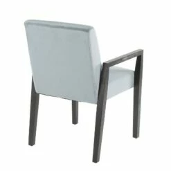 Set of 2 Carmen Contemporary Upholstered Dining Chairs Wood and Velvet - LumiSource Black/teal -Dining Chairs And Benches Official Shop unnamed file 271