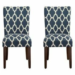 Set of 2 Parson Dining Chair - HomePop Charcoal Square Geometric -Dining Chairs And Benches Official Shop unnamed file 2712