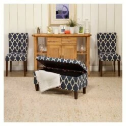 Set of 2 Parson Dining Chair - HomePop Charcoal Square Geometric -Dining Chairs And Benches Official Shop unnamed file 2716