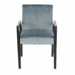 Set of 2 Carmen Contemporary Upholstered Dining Chairs Wood and Velvet - LumiSource Black/teal -Dining Chairs And Benches Official Shop unnamed file 273