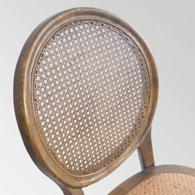 Set of 2 Chittenden Rattan Dining Chair - Christopher Knight Home Brown 6 Set of 2 Chittenden Rattan Dining Chair - Christopher Knight Home Brown - Image 4