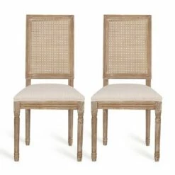 Set of 2 Regina French Country Wood and Cane Upholstered Dining Chairs - Christopher Knight Home Black/gray 25 Set of 2 Regina French Country Wood and Cane Upholstered Dining Chairs - Christopher Knight Home Black/gray -Dining Chairs And Benches Official Shop unnamed file 2836