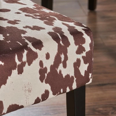 Set of 2 Pertica Contemporary Dining Chair Dark Brown - Christopher Knight Home 5 Set of 2 Pertica Contemporary Dining Chair Dark Brown - Christopher Knight Home - Image 3