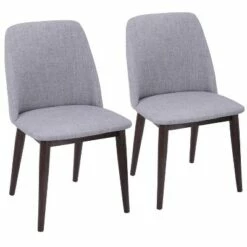 Set of 2 Tintori Mid-Century Modern Dining Chairs - LumiSource Black -Dining Chairs And Benches Official Shop unnamed file 2895