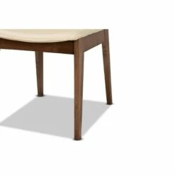 2pc Afton Faux Leather Upholstered and Wood Dining Chair Set - Baxton Studio Beige/walnut Brown 12 2pc Afton Faux Leather Upholstered and Wood Dining Chair Set - Baxton Studio Beige/walnut Brown -Dining Chairs And Benches Official Shop unnamed file 2915