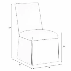 James Slipcover Armless Dining Chair Zuma - Skyline Furniture Pumice -Dining Chairs And Benches Official Shop unnamed file 2931