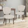 Set of 2 Crosswind Tufted Dining Chair - Christopher Knight Home Beige -Dining Chairs And Benches Official Shop unnamed file 2938