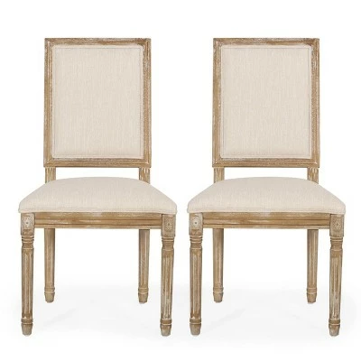 2pk Regina French Country Wood Upholstered Dining Chairs - Christopher Knight Home Black/gray 12 2pk Regina French Country Wood Upholstered Dining Chairs - Christopher Knight Home Black/gray - Image 10