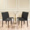Set of 4 Comstock Stackable Dining Chair Black - Christopher Knight Home -Dining Chairs And Benches Official Shop unnamed file 2977