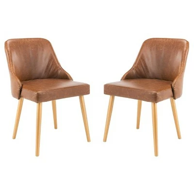 Set of 2 Lulu Upholstered Dining Chair - Safavieh Slate Blue 12 Set of 2 Lulu Upholstered Dining Chair - Safavieh Slate Blue - Image 10