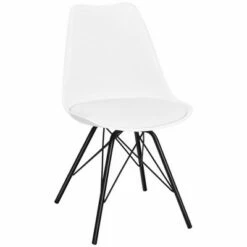 Costway Set of 2 Dining Chair Mid Century Modern Side Chairs with PU Seat White -Dining Chairs And Benches Official Shop unnamed file 3097