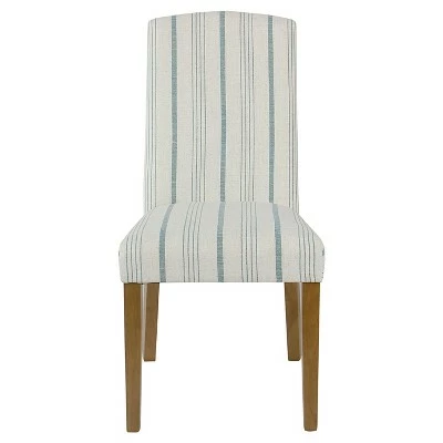 Arched Back Parsons Dining Chair - HomePop Stripe 4 Arched Back Parsons Dining Chair - HomePop Stripe - Image 2