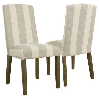 Arched Back Parsons Dining Chair - HomePop Stripe 15 Arched Back Parsons Dining Chair - HomePop Stripe - Image 13