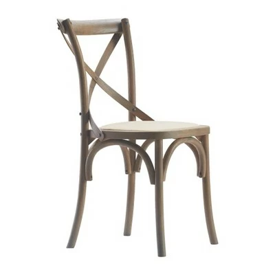 Set of 2 Elmhurst Cross Back Side Chair Vintage Cream - Finch 3 Set of 2 Elmhurst Cross Back Side Chair Vintage Cream - Finch