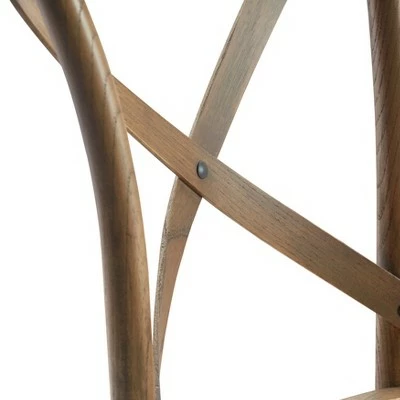 Set of 2 Elmhurst Cross Back Side Chair Vintage Cream - Finch 7 Set of 2 Elmhurst Cross Back Side Chair Vintage Cream - Finch - Image 5