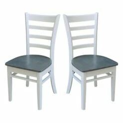 Set of 2 Emily Side Dining Chairs - International Concepts Black/cherry -Dining Chairs And Benches Official Shop unnamed file 3230