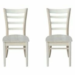 Set of 2 Emily Side Dining Chairs - International Concepts Black/cherry -Dining Chairs And Benches Official Shop unnamed file 3239