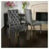 Set of 2 Saltillo New Velvet Dining Chair Charcoal - Christopher Knight Home -Dining Chairs And Benches Official Shop unnamed file 3251