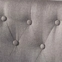 Set of 4 Gardner Finished Dining Chairs Gray/Dark Brown - Baxton Studio