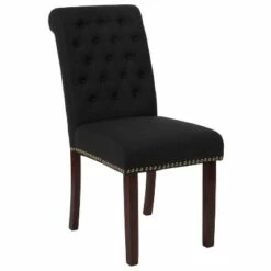 Flash Furniture HERCULES Series Parsons Chair with Rolled Back, Accent Nail Trim -Dining Chairs And Benches Official Shop unnamed file 3332