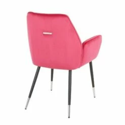 Set of 2 Wendy Glam Dining Chairs - LumiSource Metal/velvet Black/light Blue -Dining Chairs And Benches Official Shop unnamed file 334