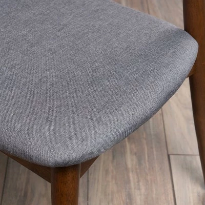 Set of 2 Barron Dining Chair Charcoal - Christopher Knight Home 5 Set of 2 Barron Dining Chair Charcoal - Christopher Knight Home - Image 3