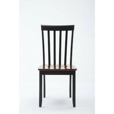 Bloomington Dining Chairs Black And Cherry (Set Of 2) - Boraam 9 Bloomington Dining Chairs Black And Cherry (Set Of 2) - Boraam - Image 7