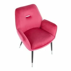 Set of 2 Wendy Glam Dining Chairs - LumiSource Metal/velvet Black/light Blue -Dining Chairs And Benches Official Shop unnamed file 337