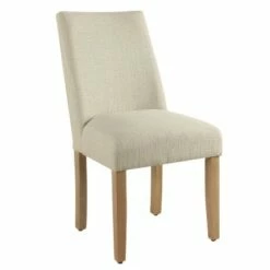 Marin Curved Back Dining Chair Stain Resistant Textured Linen - HomePop -Dining Chairs And Benches Official Shop unnamed file 3371