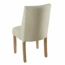 Marin Curved Back Dining Chair Stain Resistant Textured Linen - HomePop -Dining Chairs And Benches Official Shop unnamed file 3373