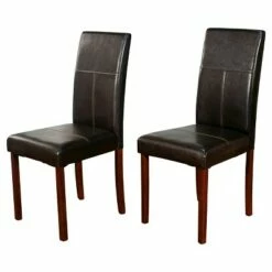 Set of 2 Newark Parson Dining Chairs - Buylateral Brown -Dining Chairs And Benches Official Shop unnamed file 3439
