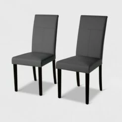 Set of 2 Newark Parson Dining Chairs - Buylateral Brown -Dining Chairs And Benches Official Shop unnamed file 3440