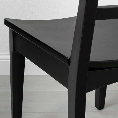 Hearth & Hand W/Magnolia Furniture 2pk Wood Ladder Back Dining Chair Set - Hearth & Hand™ with Magnolia Black 6 Hearth & Hand W/Magnolia Furniture 2pk Wood Ladder Back Dining Chair Set - Hearth & Hand™ with Magnolia Black - Image 4