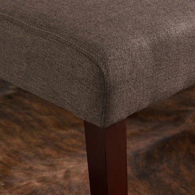 Set of 2 Blythe Tufted Dining Chairs - Christopher Knight Home Dark Gray 5 Set of 2 Blythe Tufted Dining Chairs - Christopher Knight Home Dark Gray - Image 3