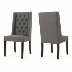 Set of 2 Blythe Tufted Dining Chairs - Christopher Knight Home Dark Gray 19 Set of 2 Blythe Tufted Dining Chairs - Christopher Knight Home Dark Gray -Dining Chairs And Benches Official Shop unnamed file 3497