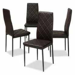 Set of 4 Blaise Modern and Contemporary Faux Leather Upholstered Dining Chairs - Baxton Studio White 14 Set of 4 Blaise Modern and Contemporary Faux Leather Upholstered Dining Chairs - Baxton Studio White -Dining Chairs And Benches Official Shop unnamed file 3505