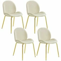 Costway 4PCS Velvet Dining Chair Accent Leisure Chair Armless Side Chair 24 Costway 4PCS Velvet Dining Chair Accent Leisure Chair Armless Side Chair -Dining Chairs And Benches Official Shop unnamed file 3526