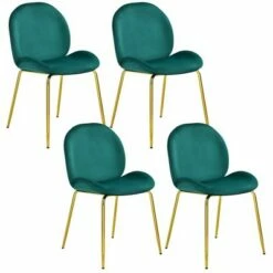 Costway 4PCS Velvet Dining Chair Accent Leisure Chair Armless Side Chair 25 Costway 4PCS Velvet Dining Chair Accent Leisure Chair Armless Side Chair -Dining Chairs And Benches Official Shop unnamed file 3527