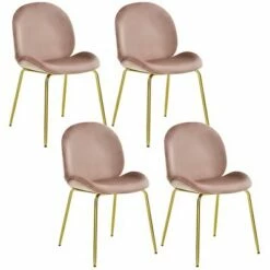 Costway 4PCS Velvet Dining Chair Accent Leisure Chair Armless Side Chair 27 Costway 4PCS Velvet Dining Chair Accent Leisure Chair Armless Side Chair -Dining Chairs And Benches Official Shop unnamed file 3529