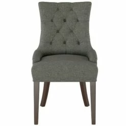 English Arm Dining Chair - Threshold™ Light Gray Velvet -Dining Chairs And Benches Official Shop unnamed file 3548