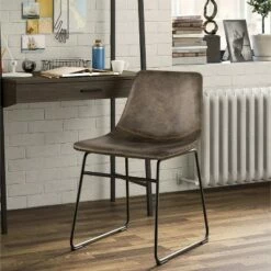 Set of 2 Jackson Dining Chair Brown - Finch