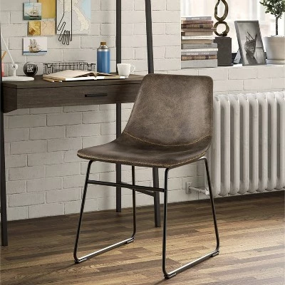 Set of 2 Jackson Dining Chair Brown - Finch 3 Set of 2 Jackson Dining Chair Brown - Finch