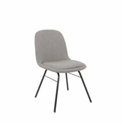 Modern Anywhere Chair with Metal Legs Charcoal Gray - WOVENBYRD -Dining Chairs And Benches Official Shop unnamed file 3600